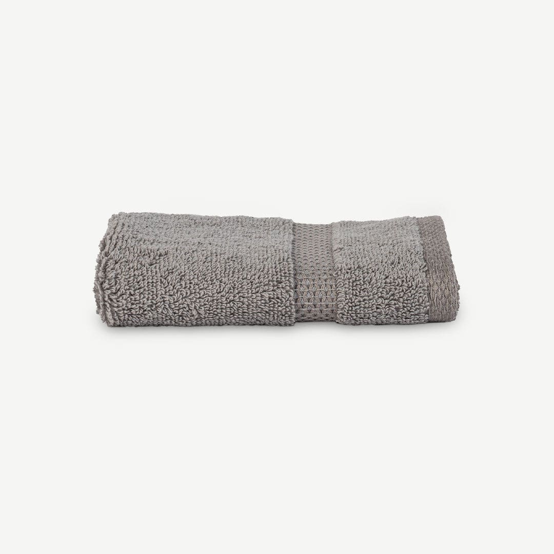 Grey online face towels