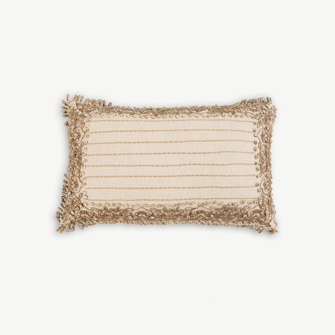 Lobein Embroidered Cushion - 30x50cm