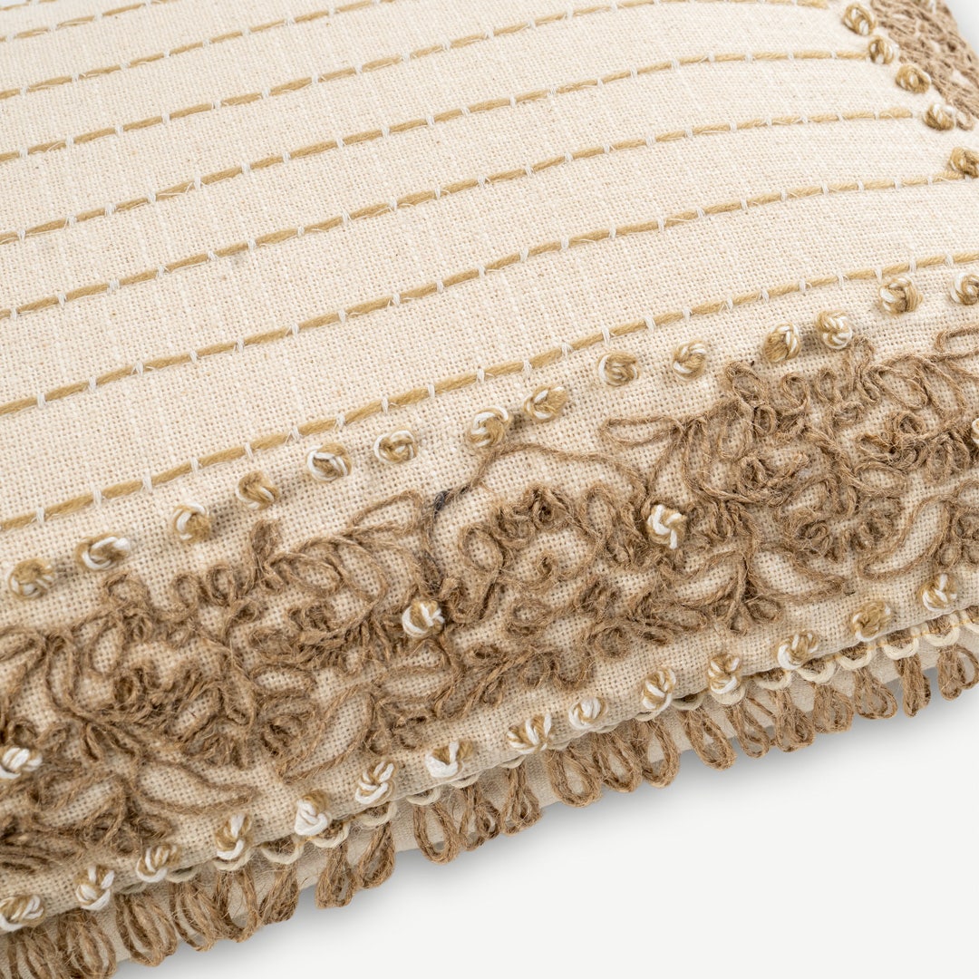 Lobein Embroidered Cushion - 30x50cm