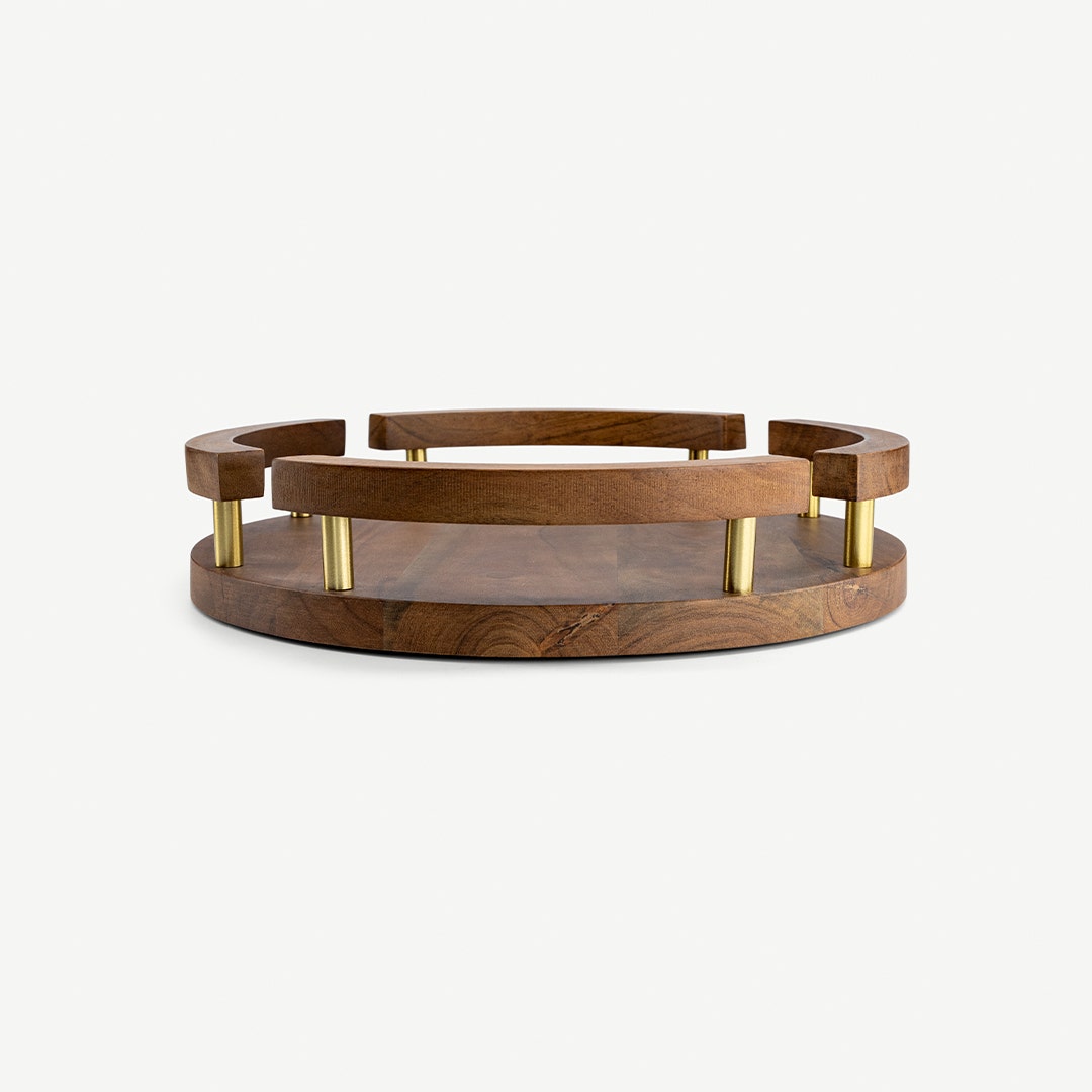 Loera Acacia Serving Tray -36cm