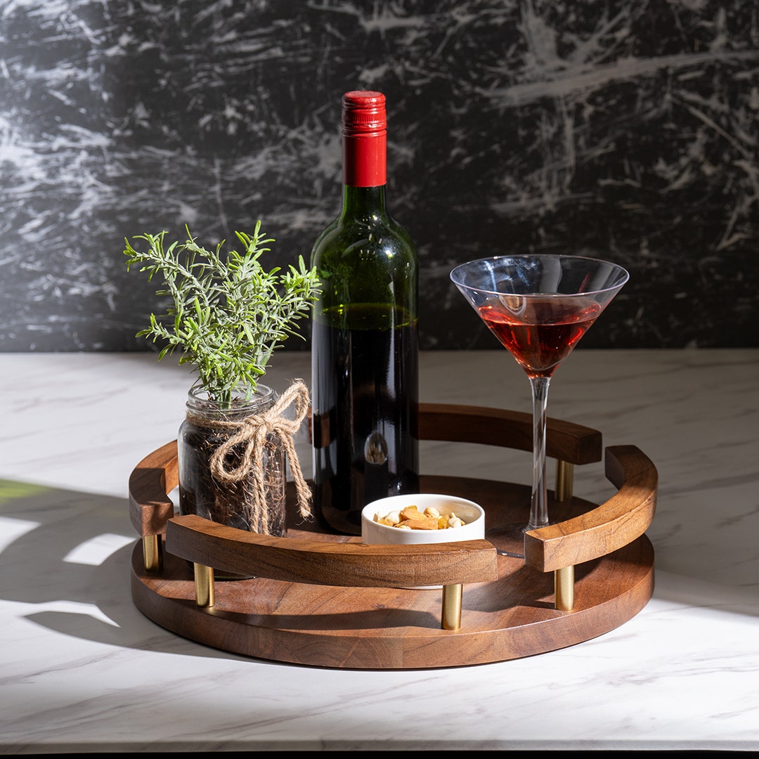 Loera Acacia Serving Tray -36cm