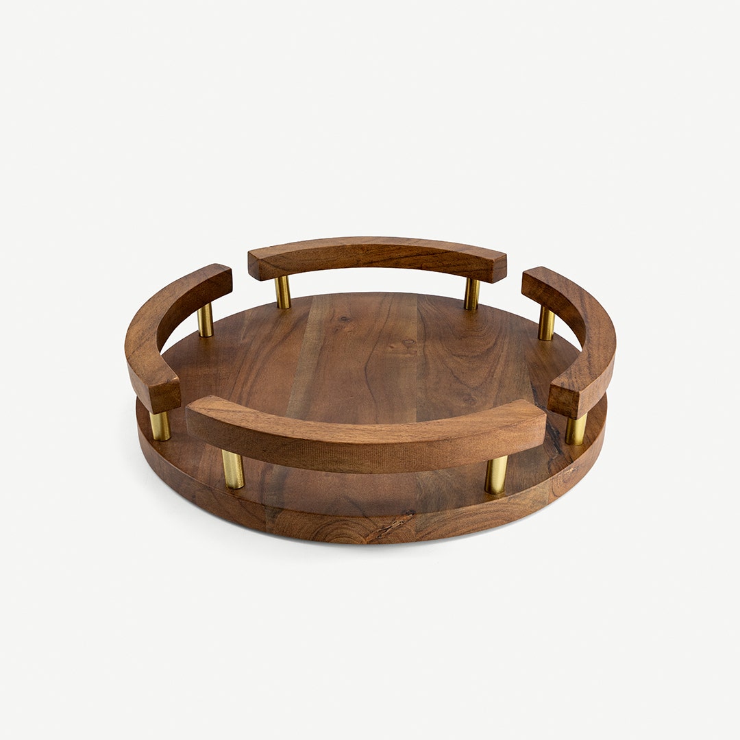 Loera Acacia Serving Tray -36cm