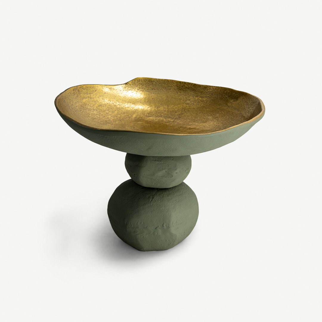 وعاء ديكور لوفيرا - أخضر