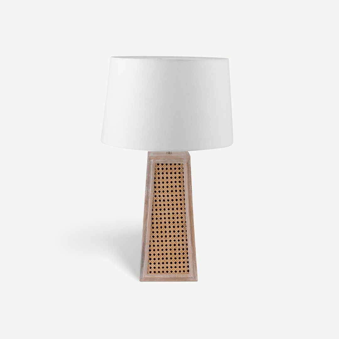 Mahogany shop table lamp