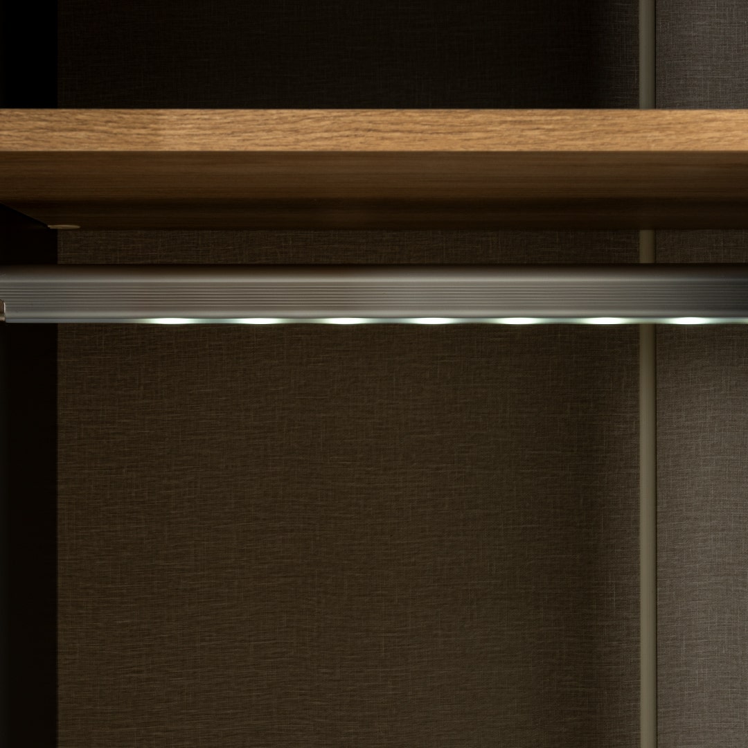 خزانة ملابس لورانس ببابين - الرمادي