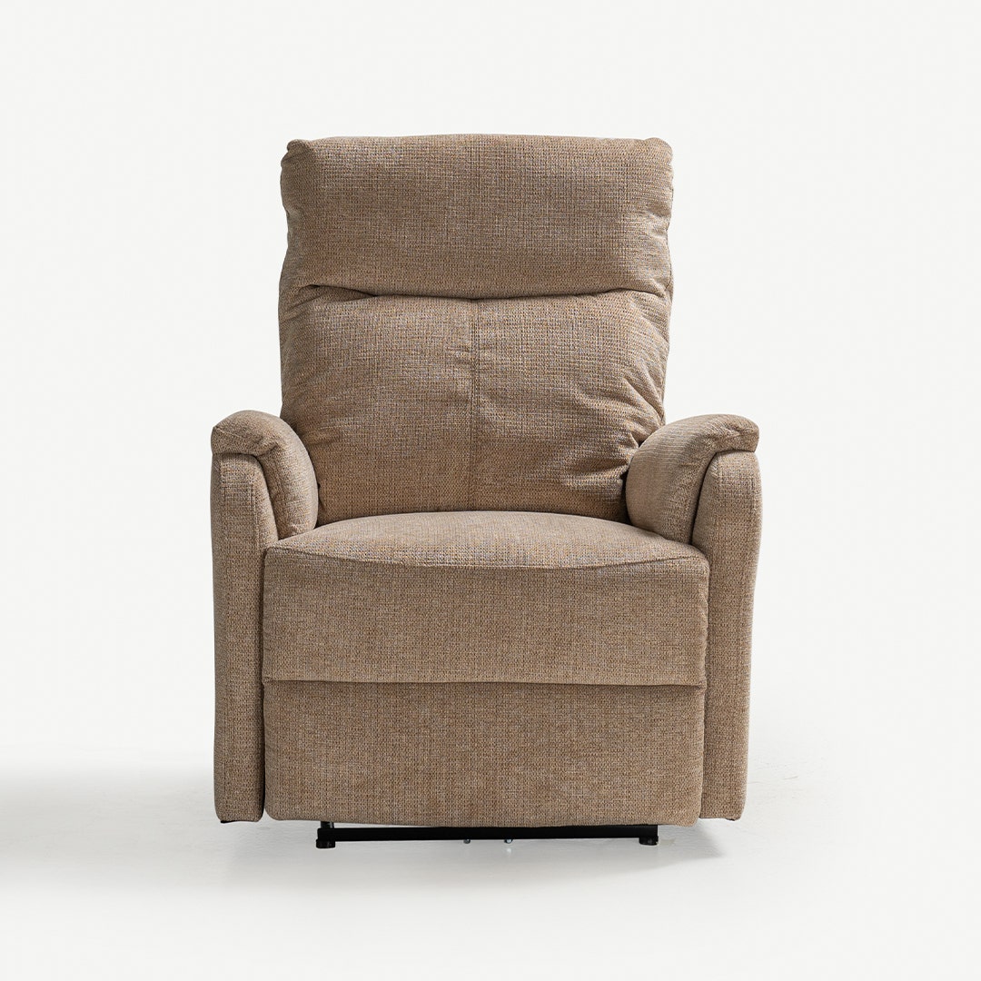 Loren Power Recliner Ecru