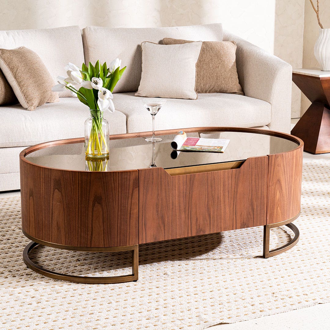 Lorenze Center Table Walnut