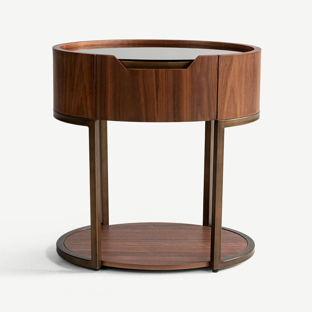 Lorenze End Table Walnut