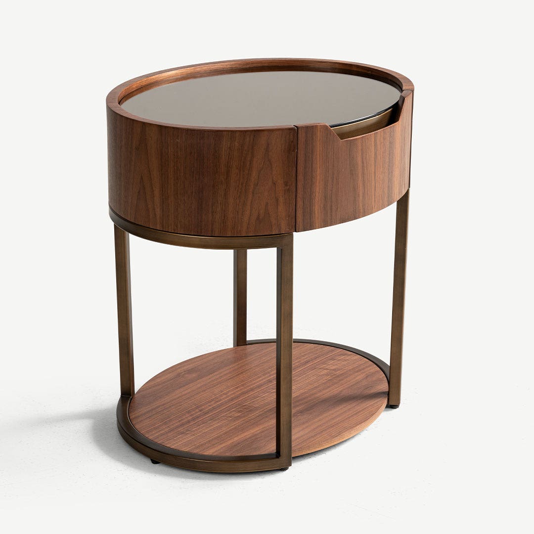 Lorenze End Table Walnut