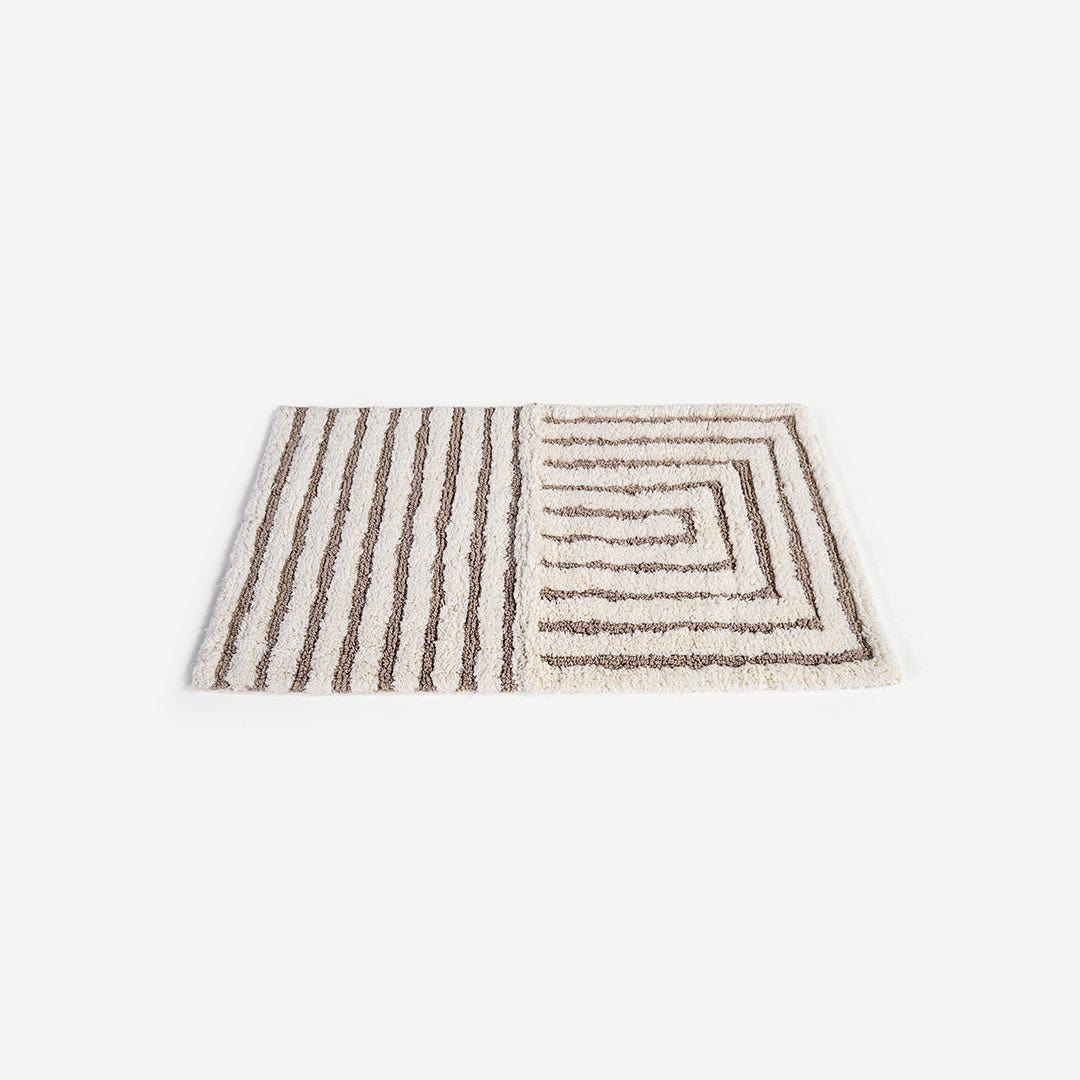 Lorev Tufted Bathmat Greige - 50x80cm