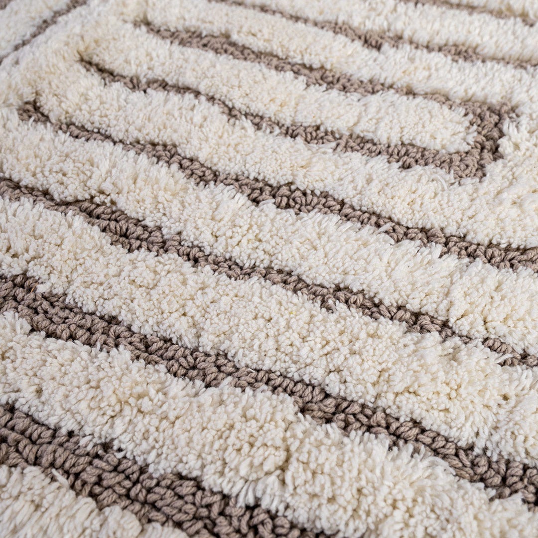 Lorev Tufted Bathmat Greige - 50x80cm