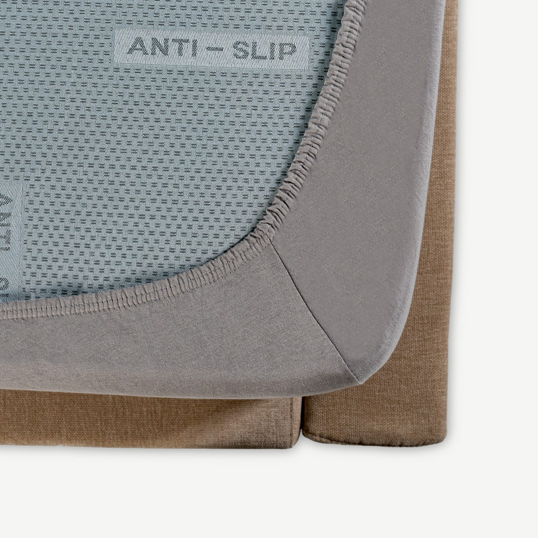 Loria Fitted Sheet Set Grey