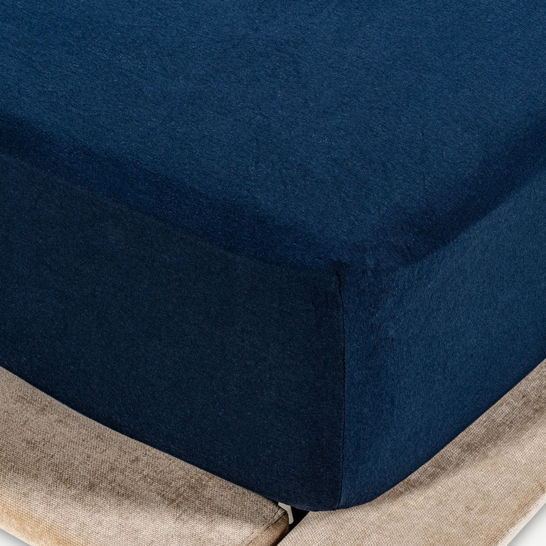 Loria Fitted Sheet Set Blue