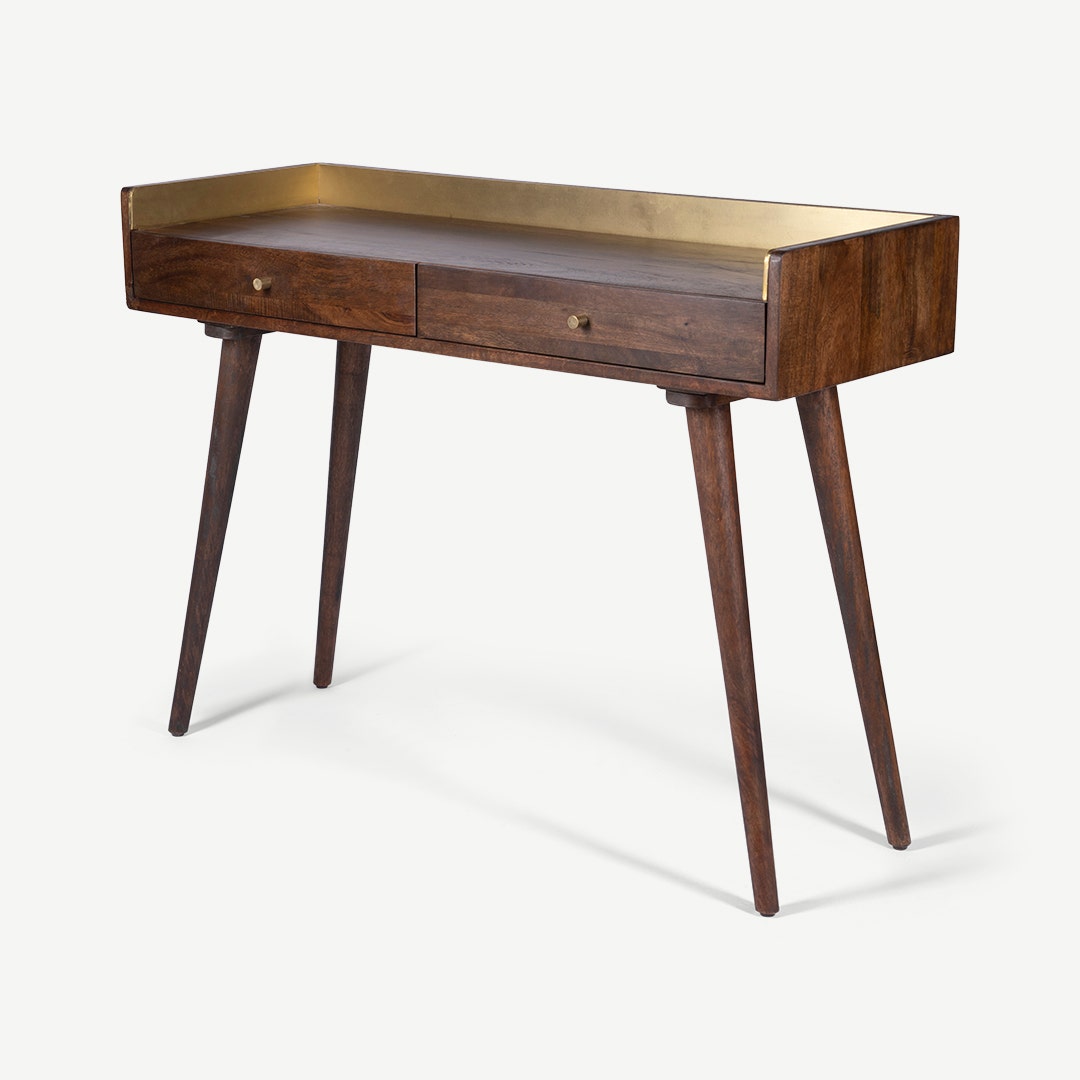 Dark 2025 walnut desk