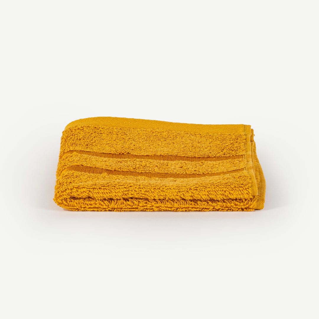 Lories Face Towel Mustard -30x30cm