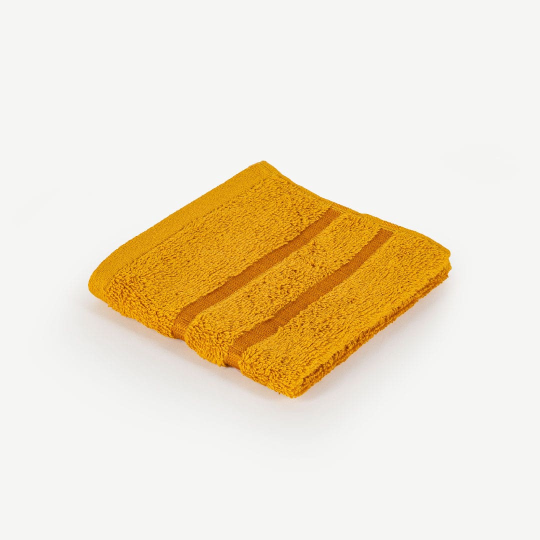 Lories Face Towel Mustard -30x30cm