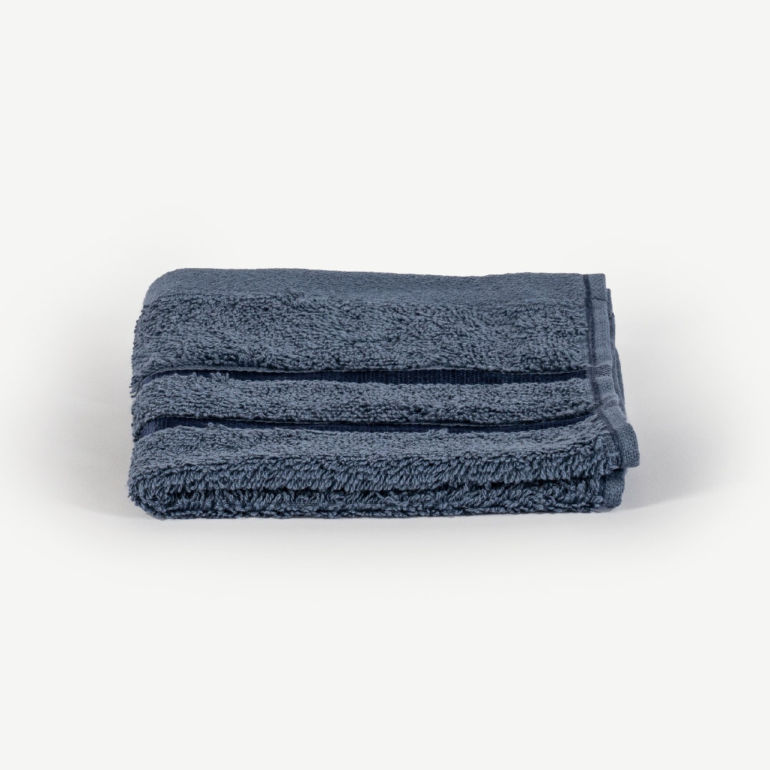 Buy Lories Face Towel Navy Blue 30x30cm Online at Best Price in