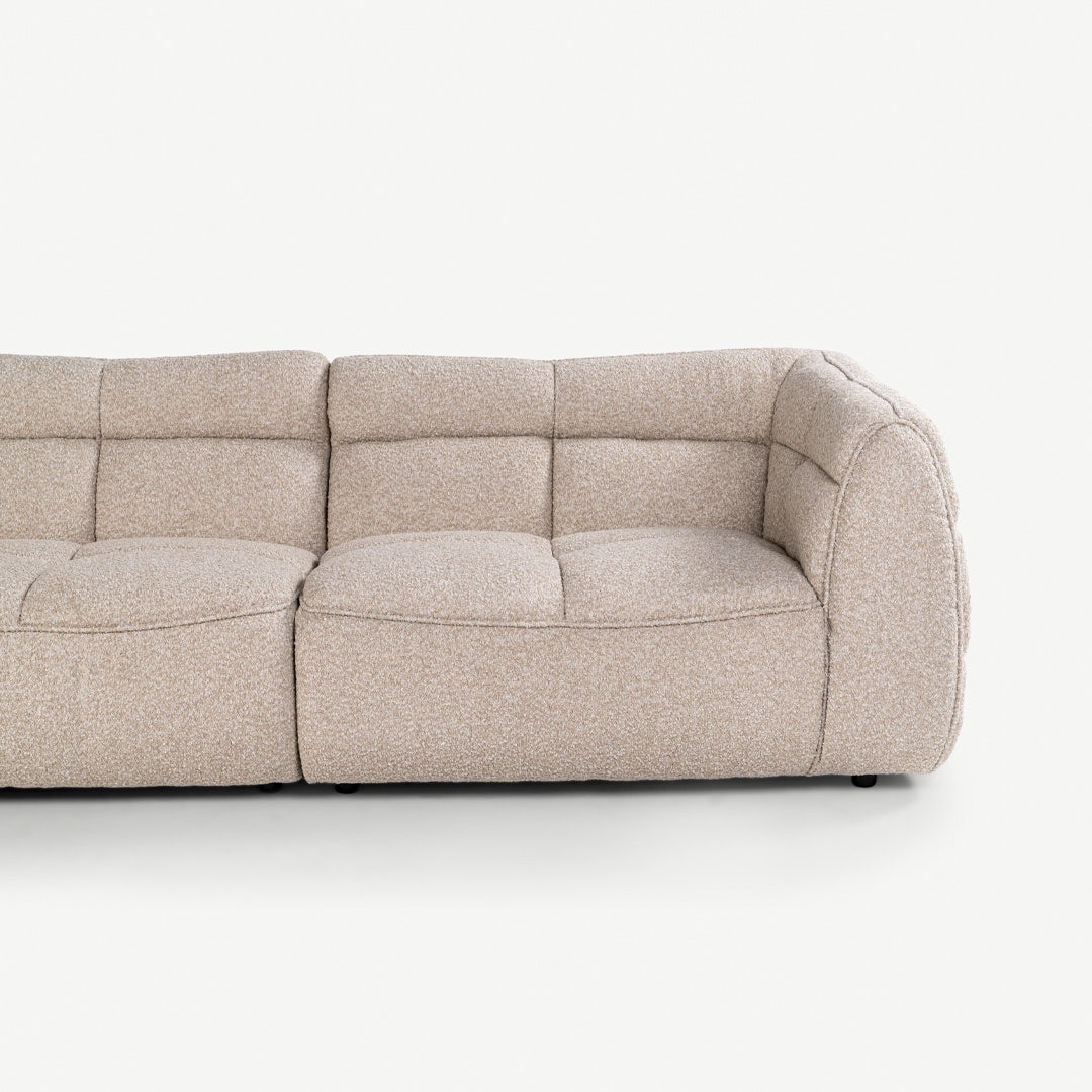 لويز كنبة 4 مقاعد - بيج فاتح