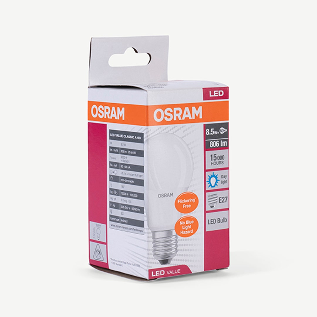 Lowen LED Frstd CLA8.5W Cool Wht BulbE27