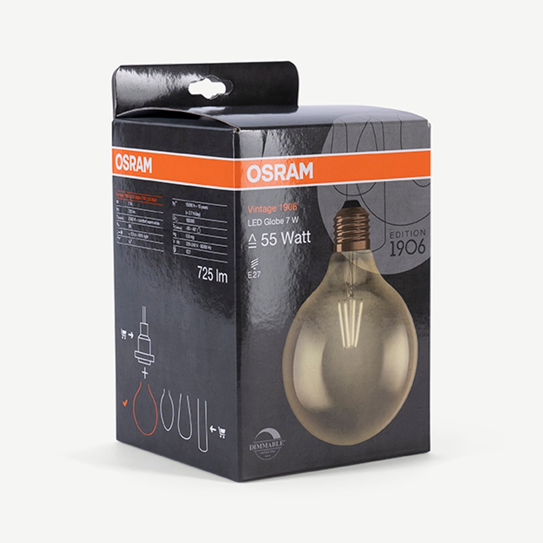 Lowen Vintage LED Globe Bulb 7.5W