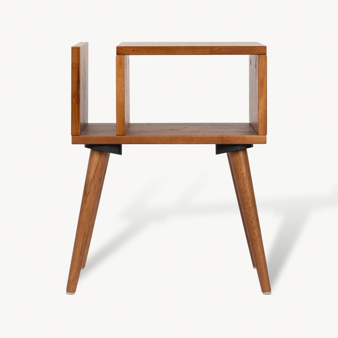 Luana Bedside Table Walnut