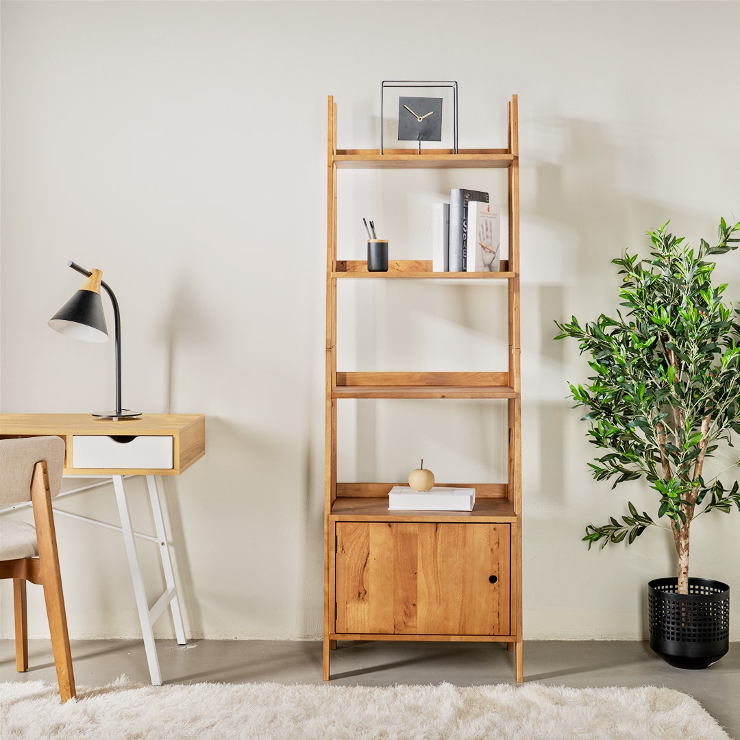 Side bookshelf discount