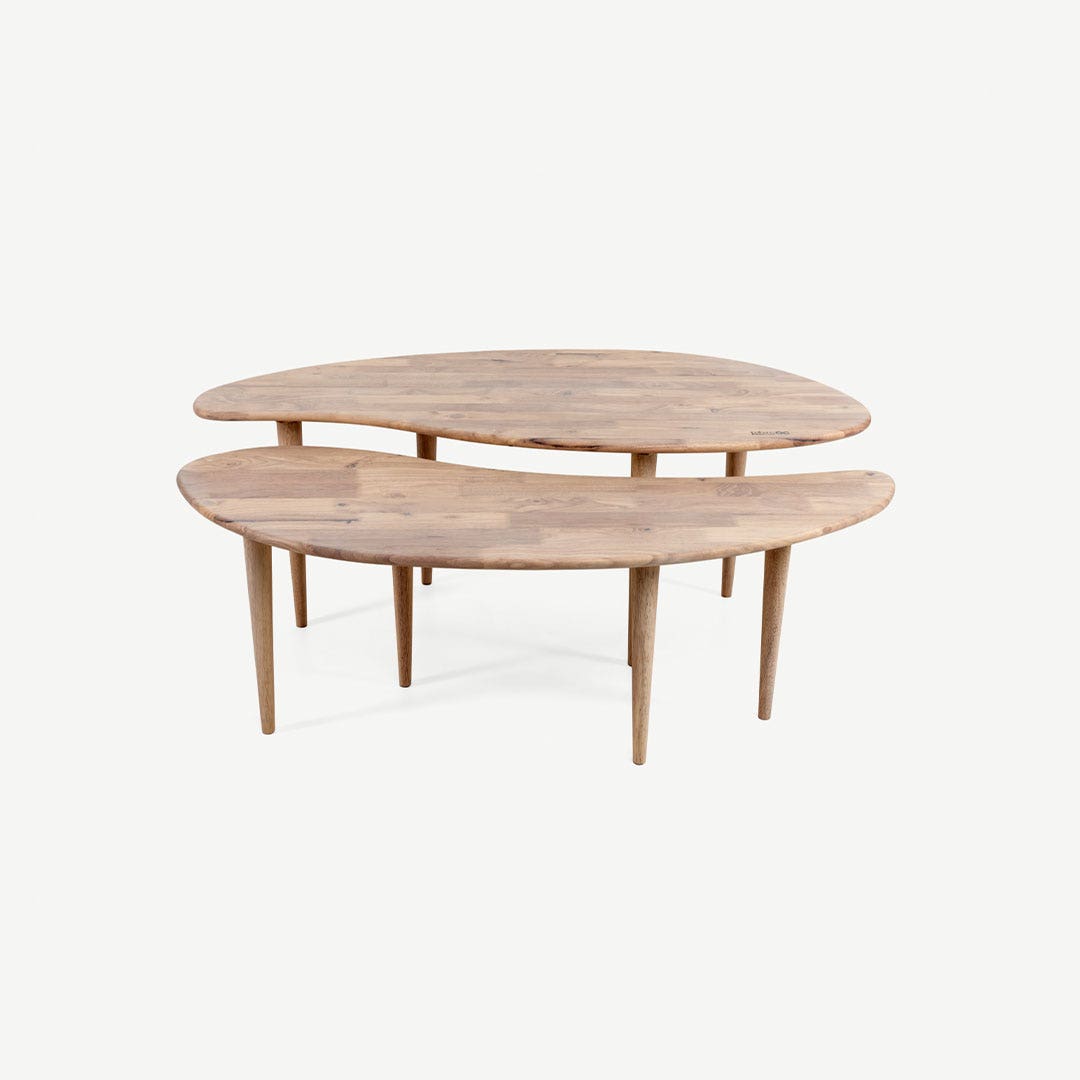 S shaped best sale coffee table