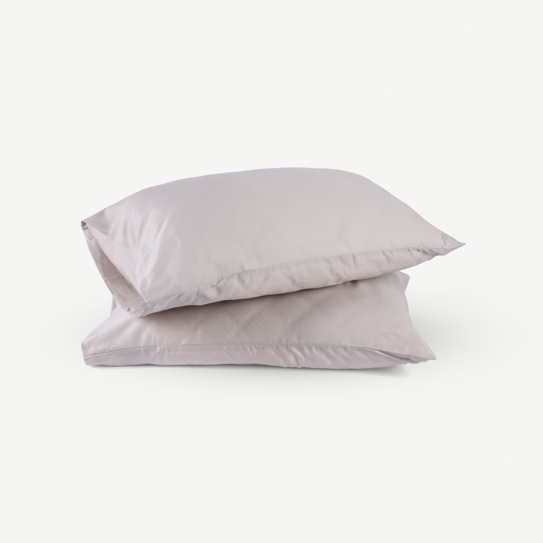 Luciano Cotton Tencel Pillowcase -Grey