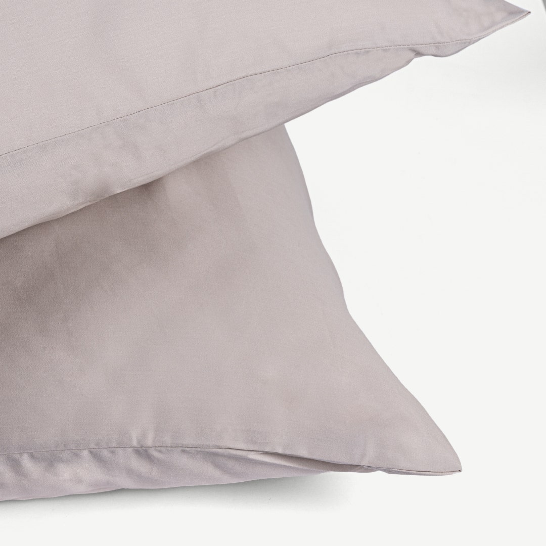 Luciano Cotton Tencel Pillowcase -Grey