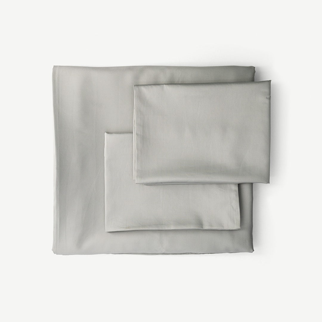 Luciano Tencel Duvet Cover Set 200x200cm-Sage