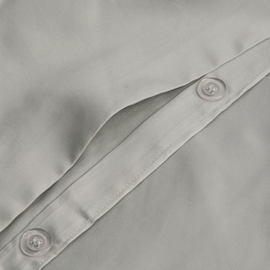 Luciano Tencel Duvet Cover Set 200x200cm-Sage