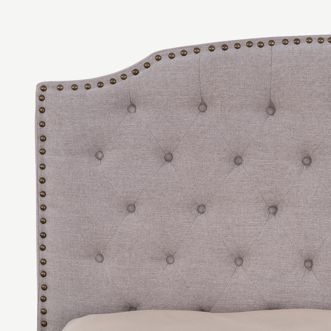 سرير لوك - رمادي