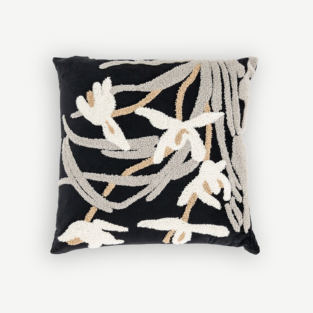 Lyceria Embroidered Cushion -45x45cm