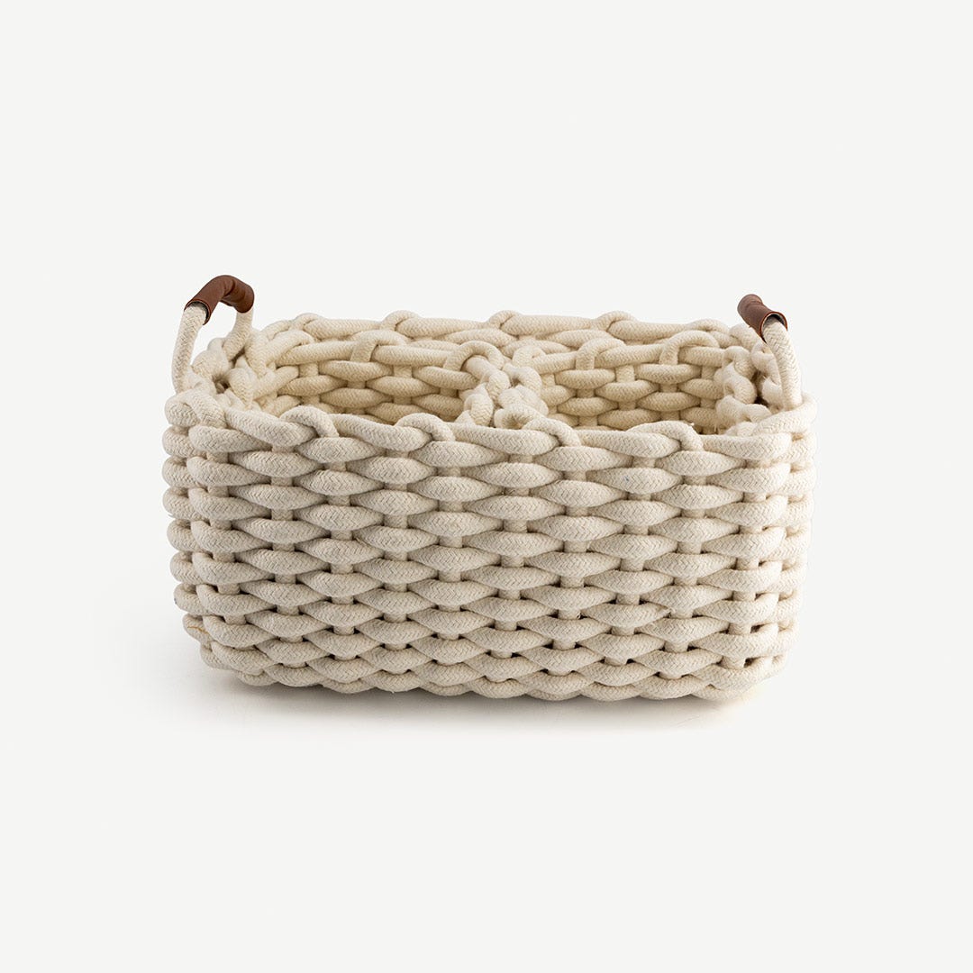 لينا طقم سلة 3 قطع - أبيض