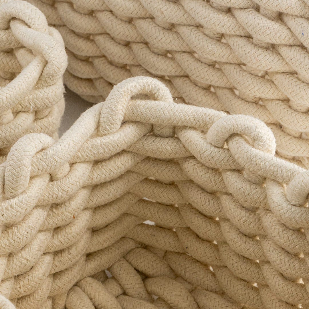 لينا طقم سلة 3 قطع - أبيض