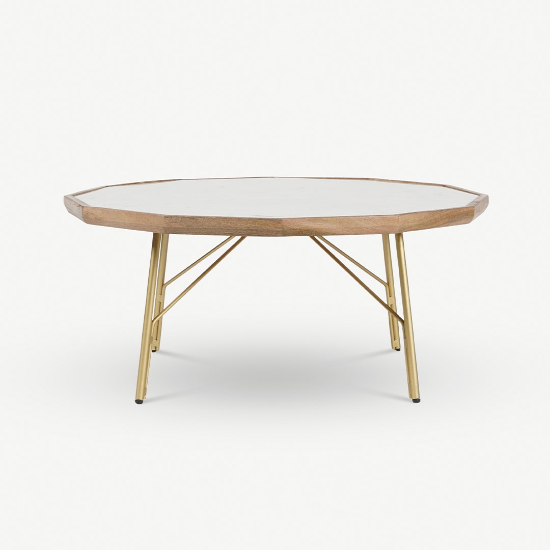 لينكس طاولة وسط - أبيض