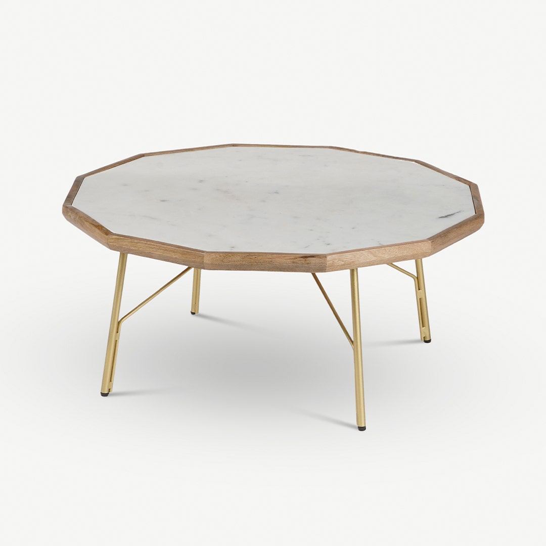 لينكس طاولة وسط - أبيض