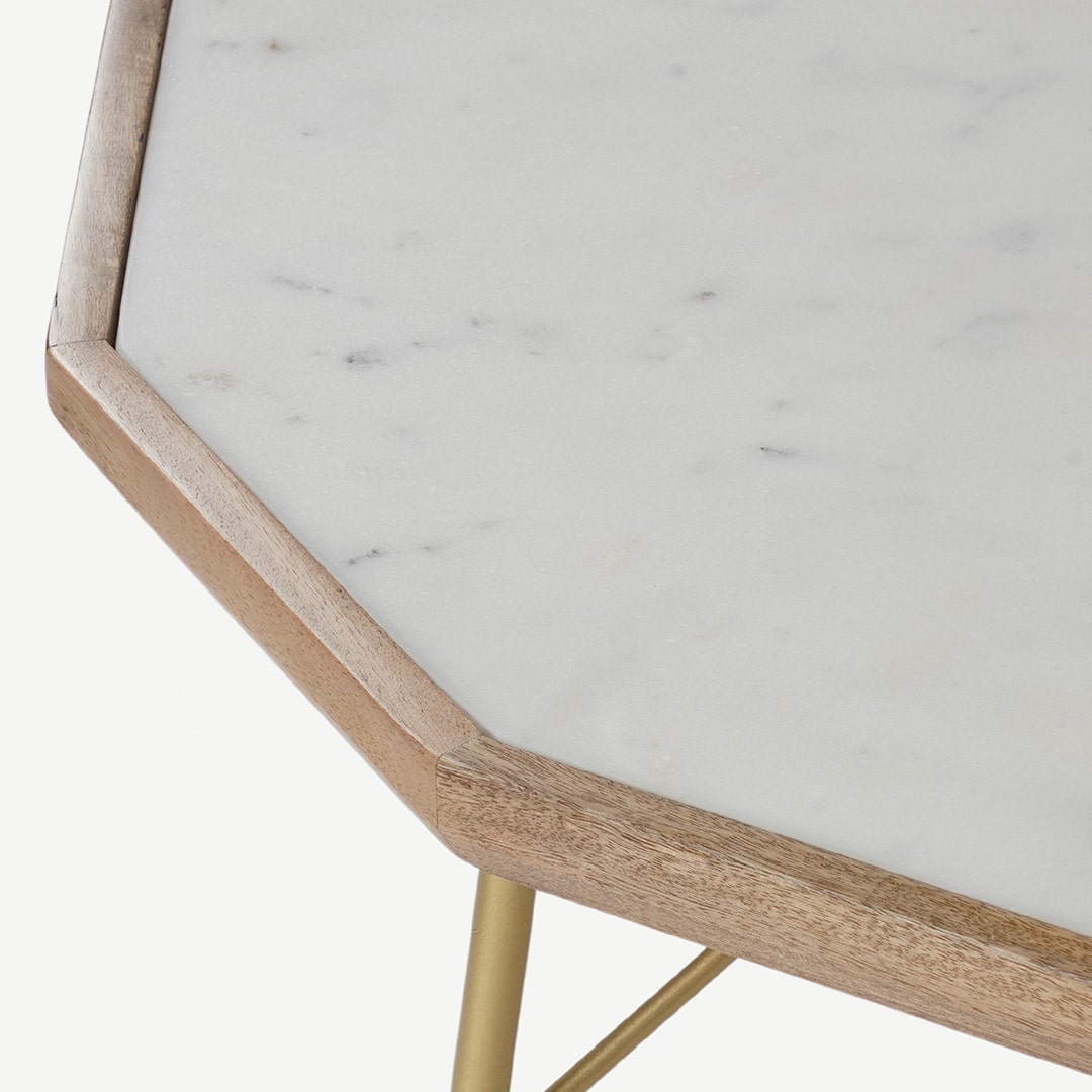 لينكس طاولة وسط - أبيض