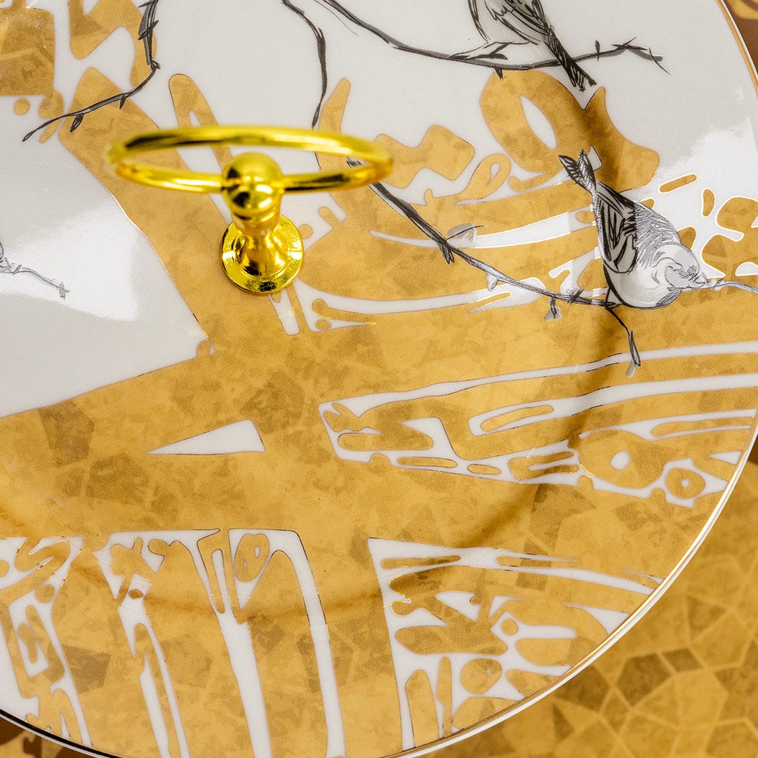 Mahir 2 Tier Dessert Stand - 27x20cm