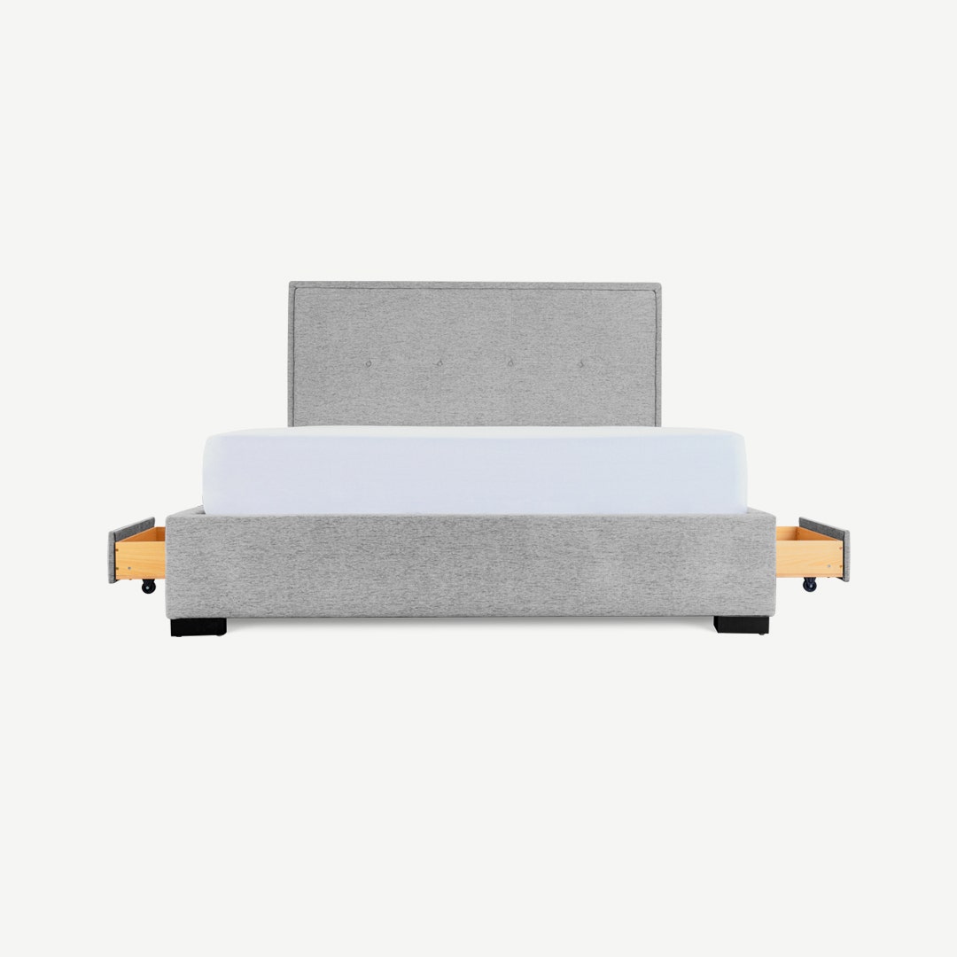 سرير مالانا - فضي