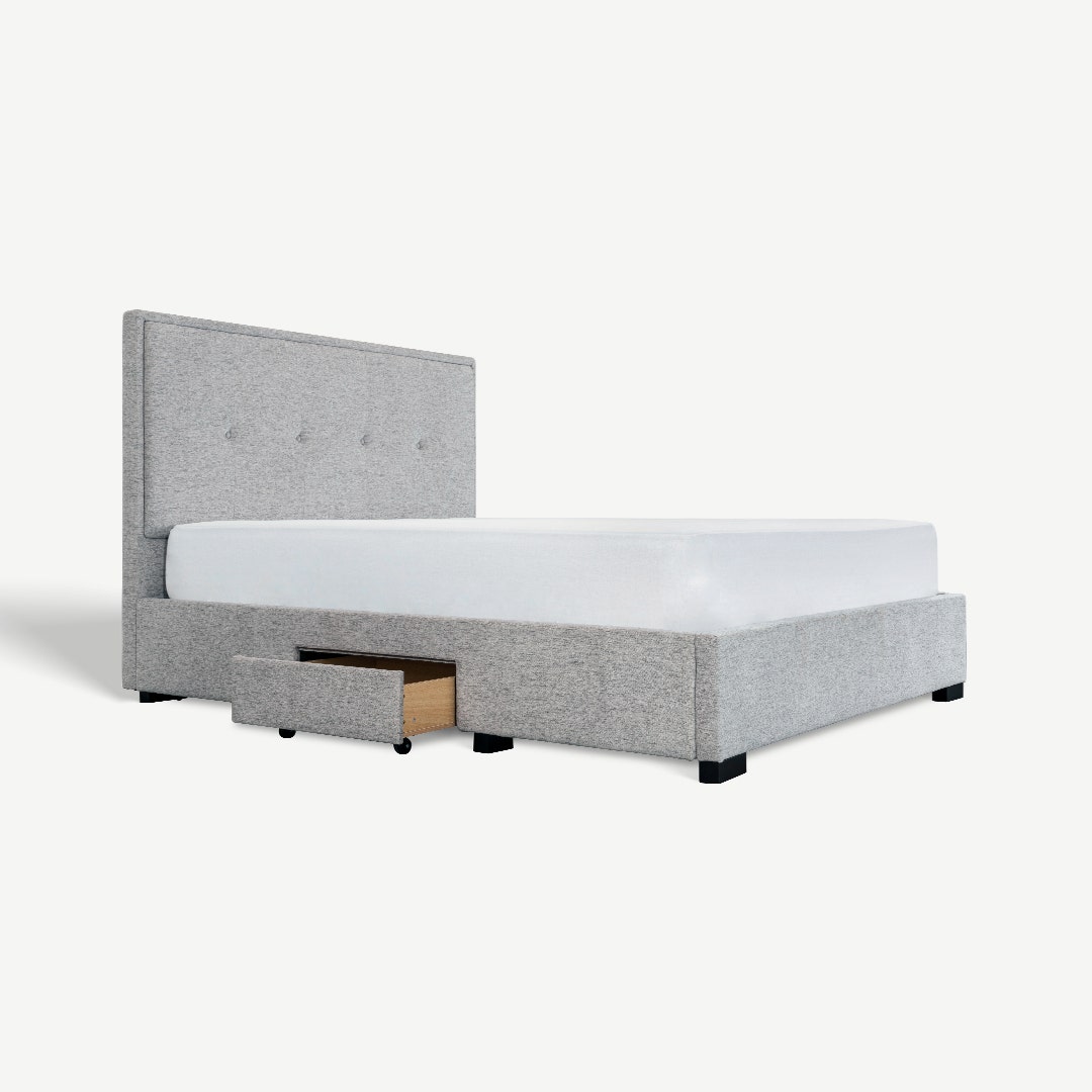 سرير مالانا - فضي