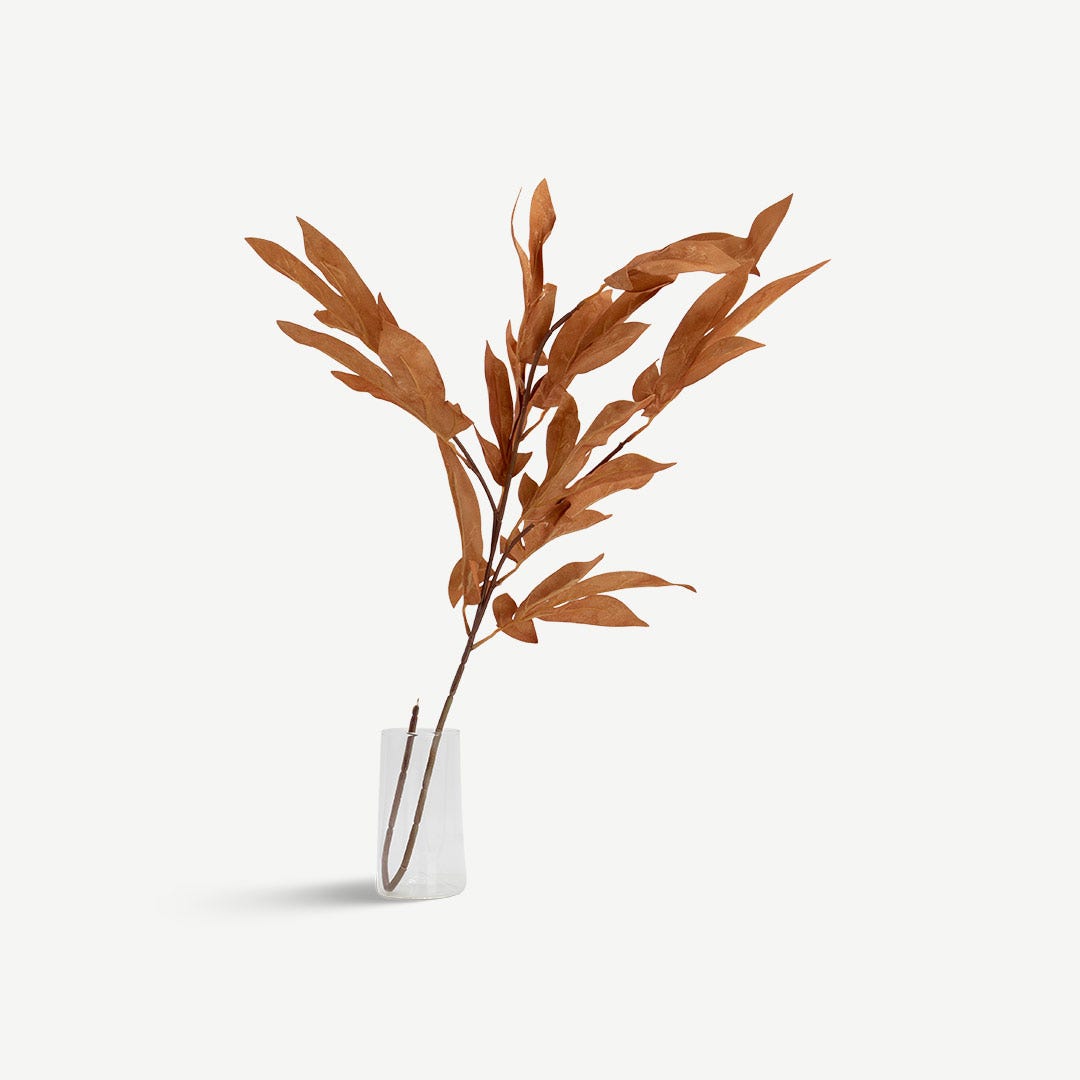 Maple leaves stem - Orange