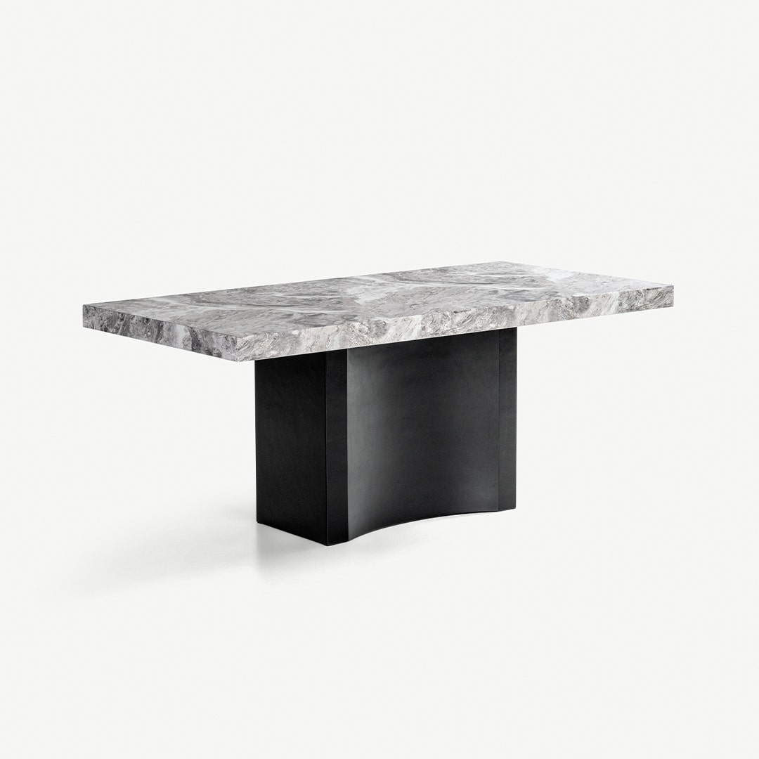 6 seater concrete dining table clearance