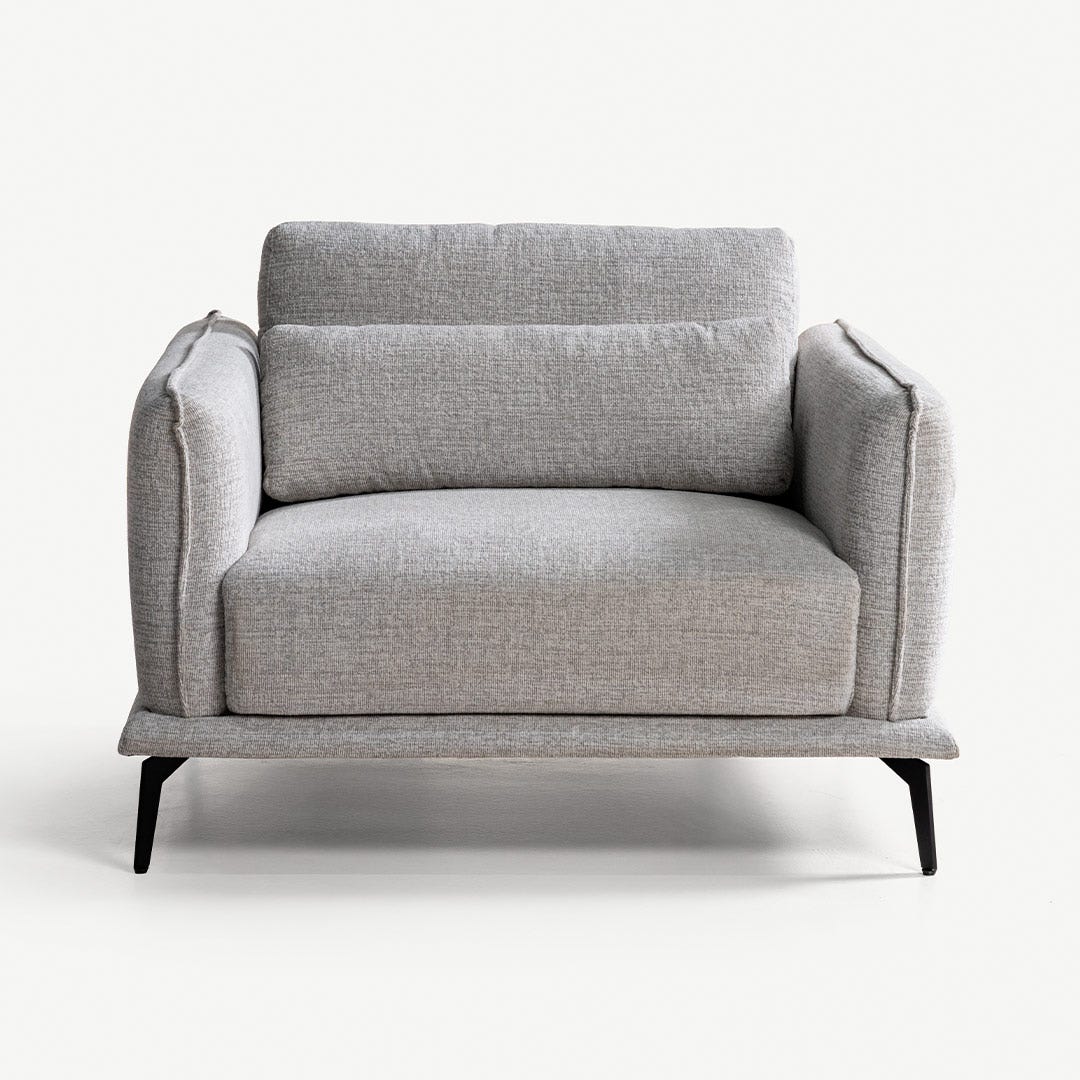 Marcos 1 Seater Sofa Grey