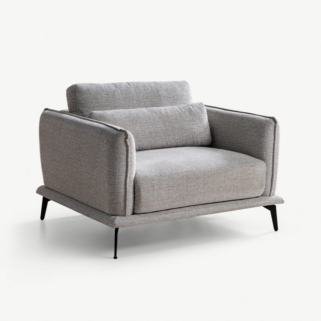 Marcos 1 Seater Sofa Grey