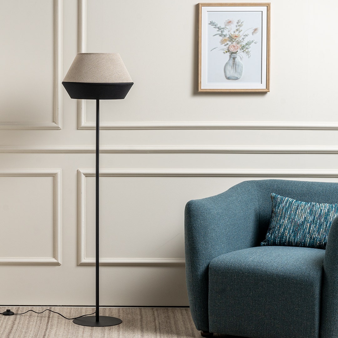 Modern floor online lamp with table