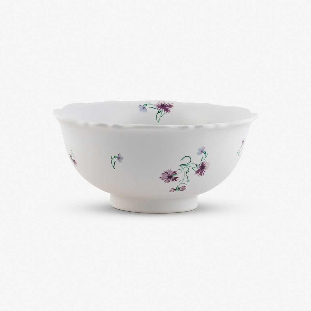 Mari Salad Bowl White -15.7cm