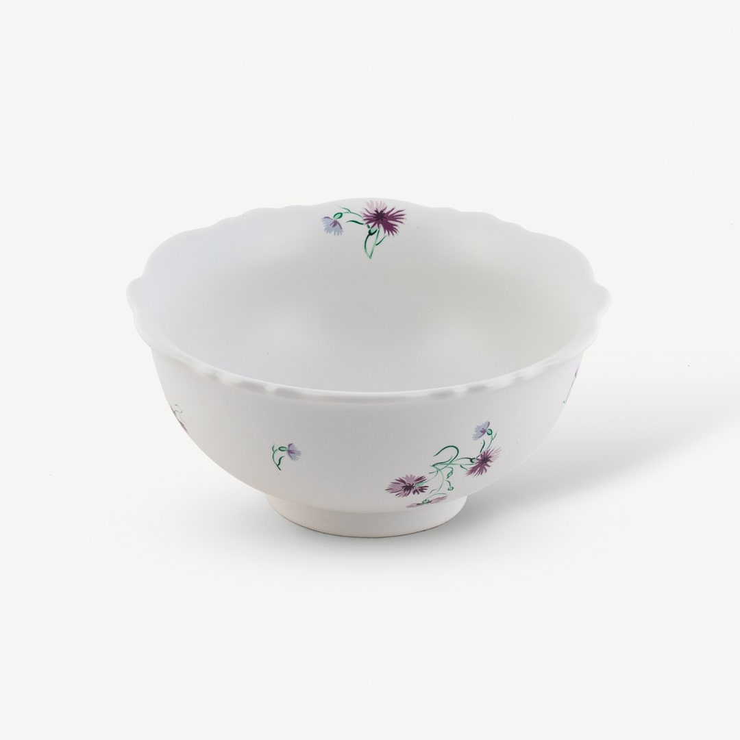 Mari Salad Bowl White -15.7cm