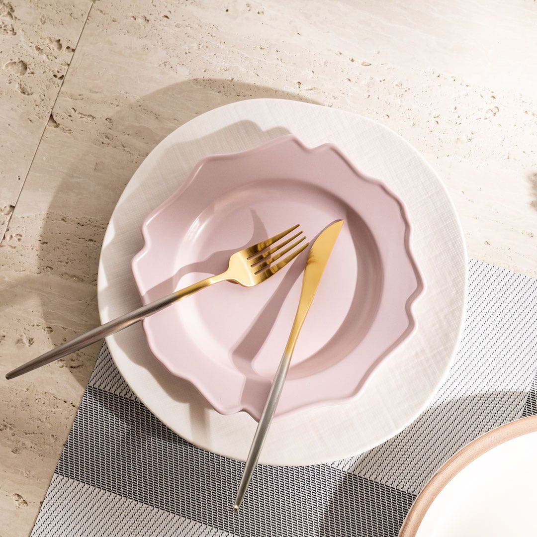 Mari Side Plate Purple -20.5cm