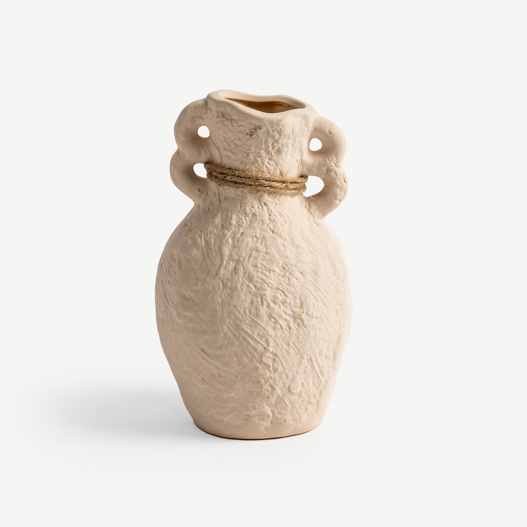 Marlan Organic Ceramic Vase -9x19cm